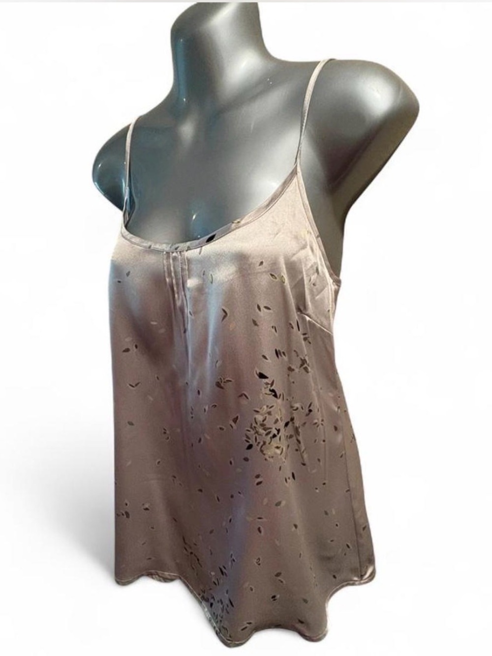 Gap Body Love Silver Camisole Sz S - Picture 3 of 5